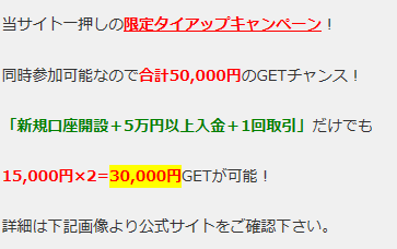 Wキャンペーン紹介